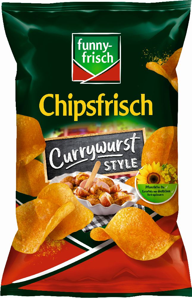 Funny Frisch Currywurst Chips 150g
