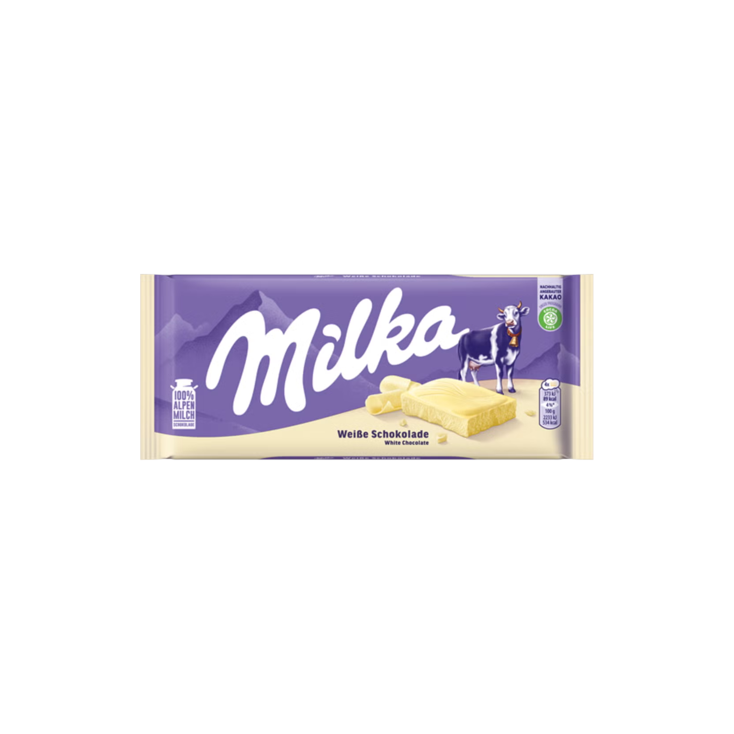 Milka White Chocolate 90g