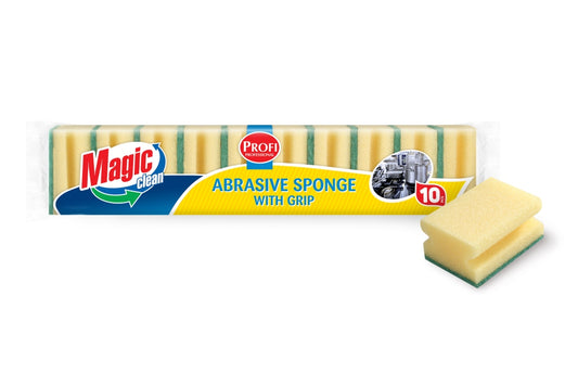 Magic Clean Scourer with grip Profi 10 pieces