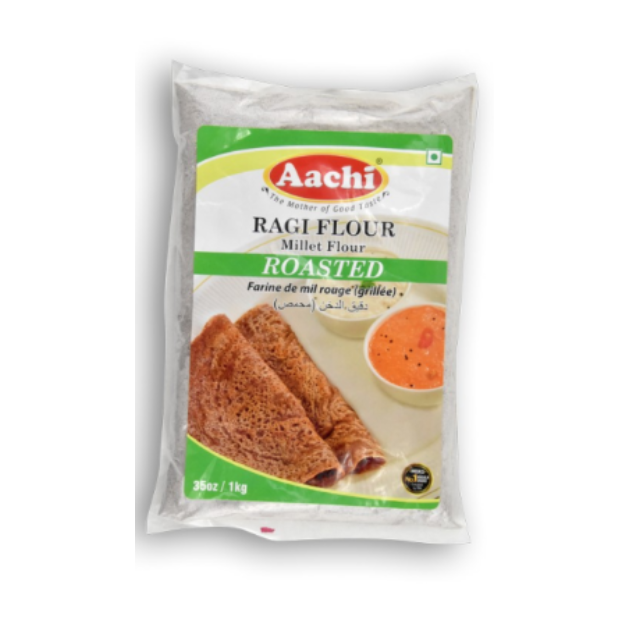 AACHI RAGI FLOUR ROASTED 1KG