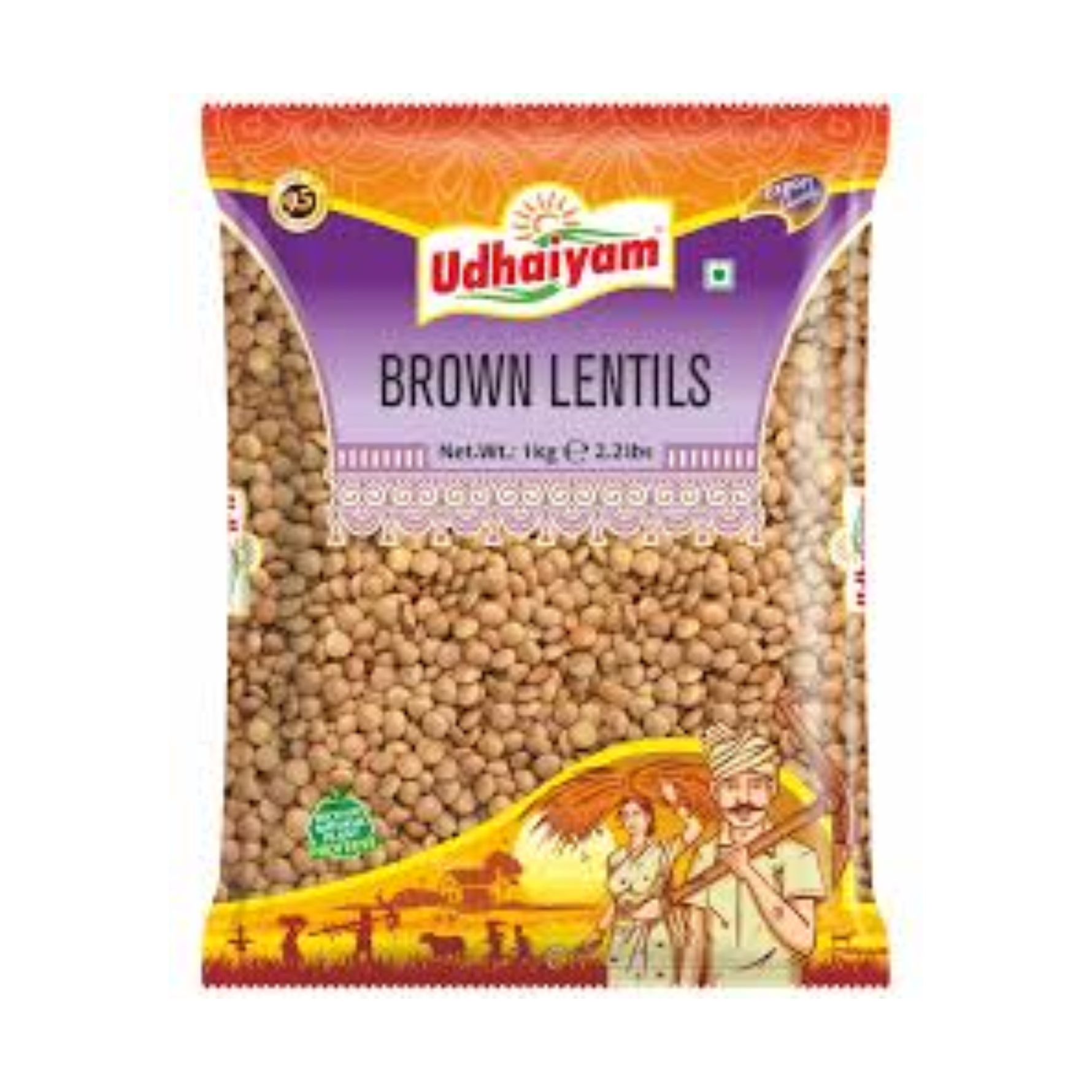 Udhaiyam Brown Lentils 1 kg
