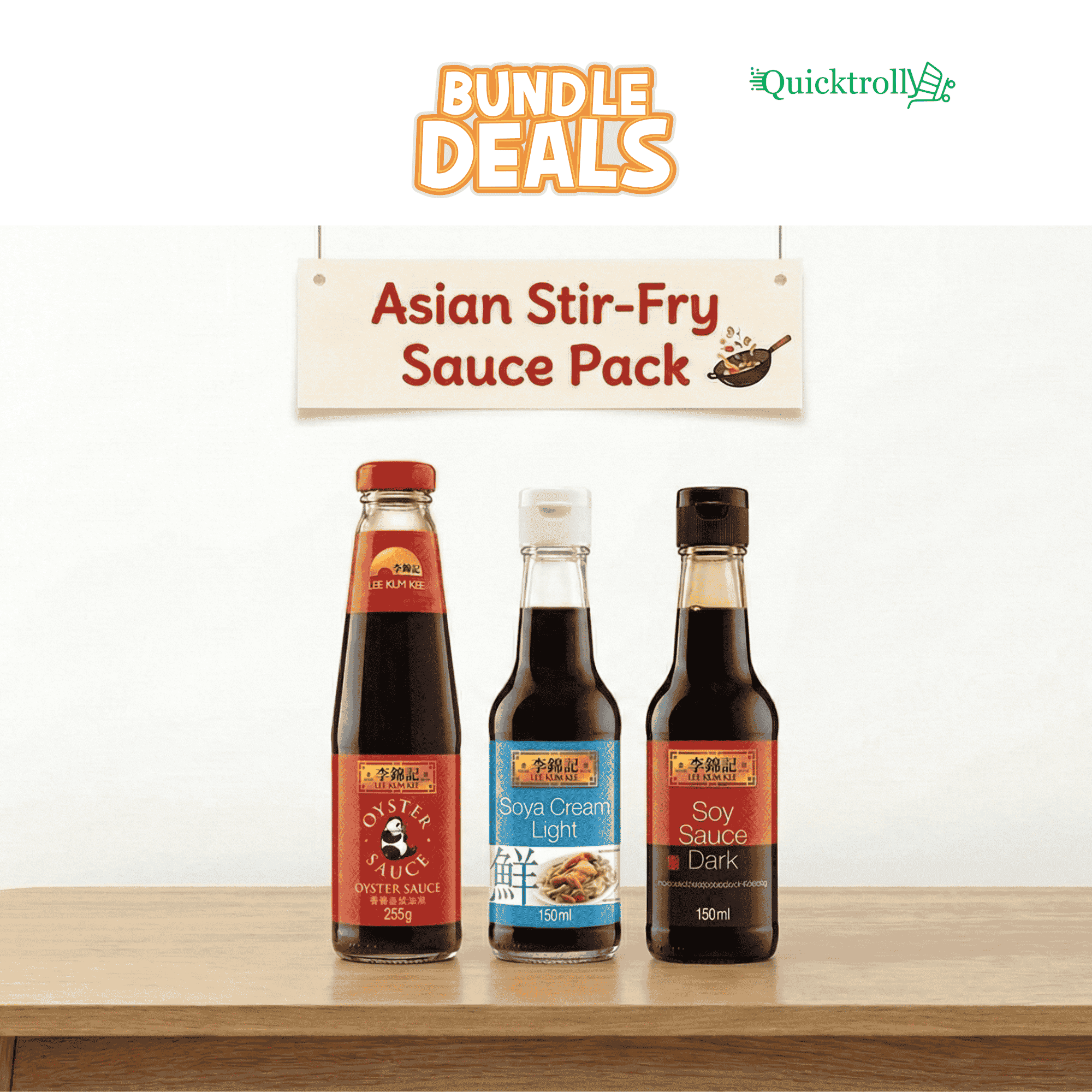 Asian Stir Fry Sauce Pack combo of sauces