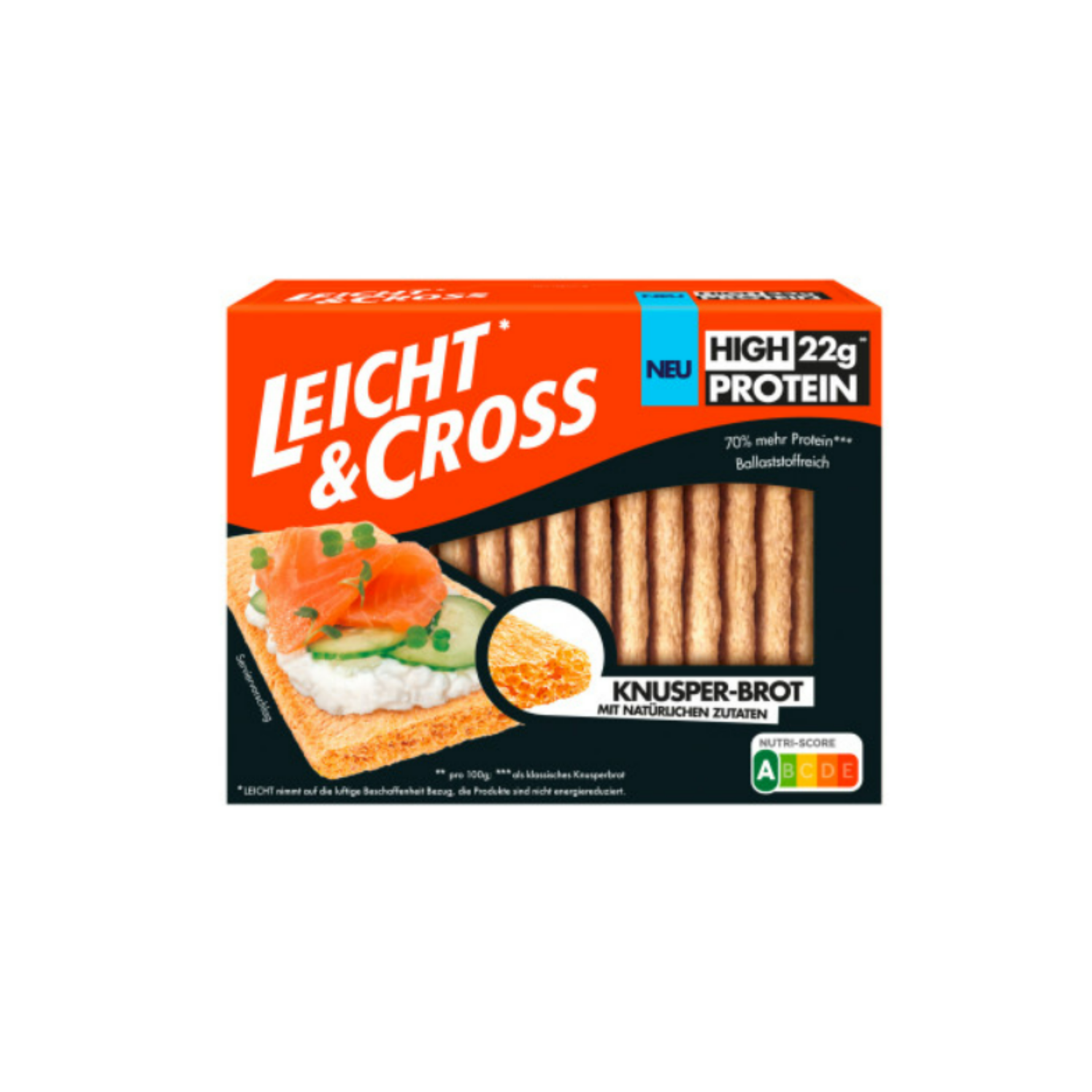 Light & Cross High Protein Crispy Bread 115 g