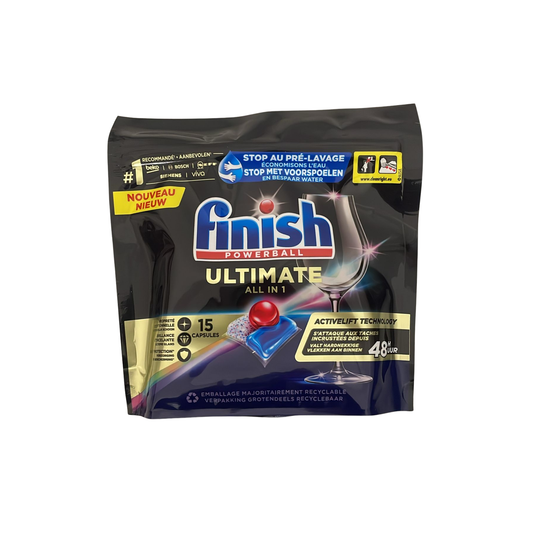 Finish Powerball Ultimate All-in-1 Dishwasher 15 Tablets 193.5g