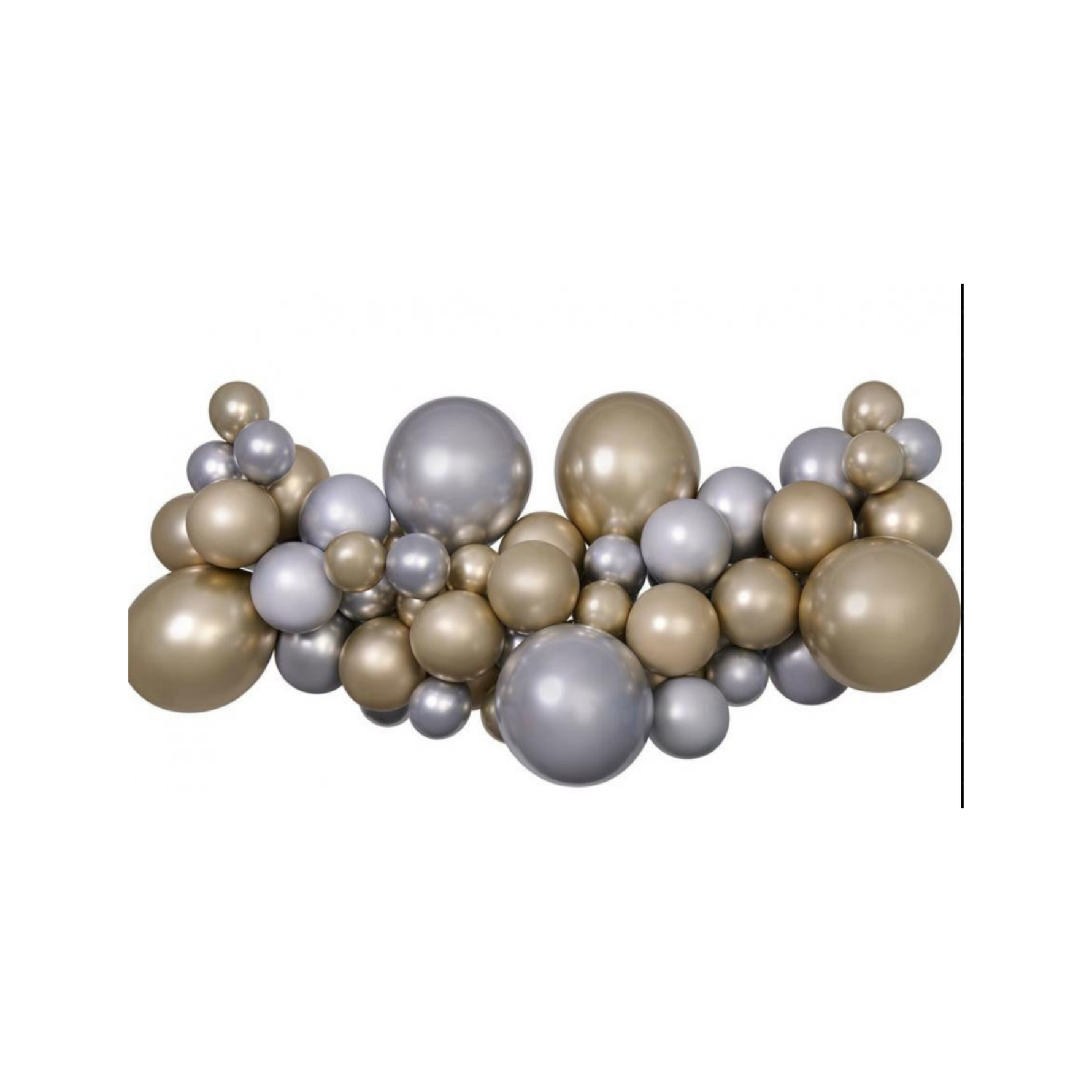 Silber-Gold, Silber-Gold Ballon, Ballongirlande