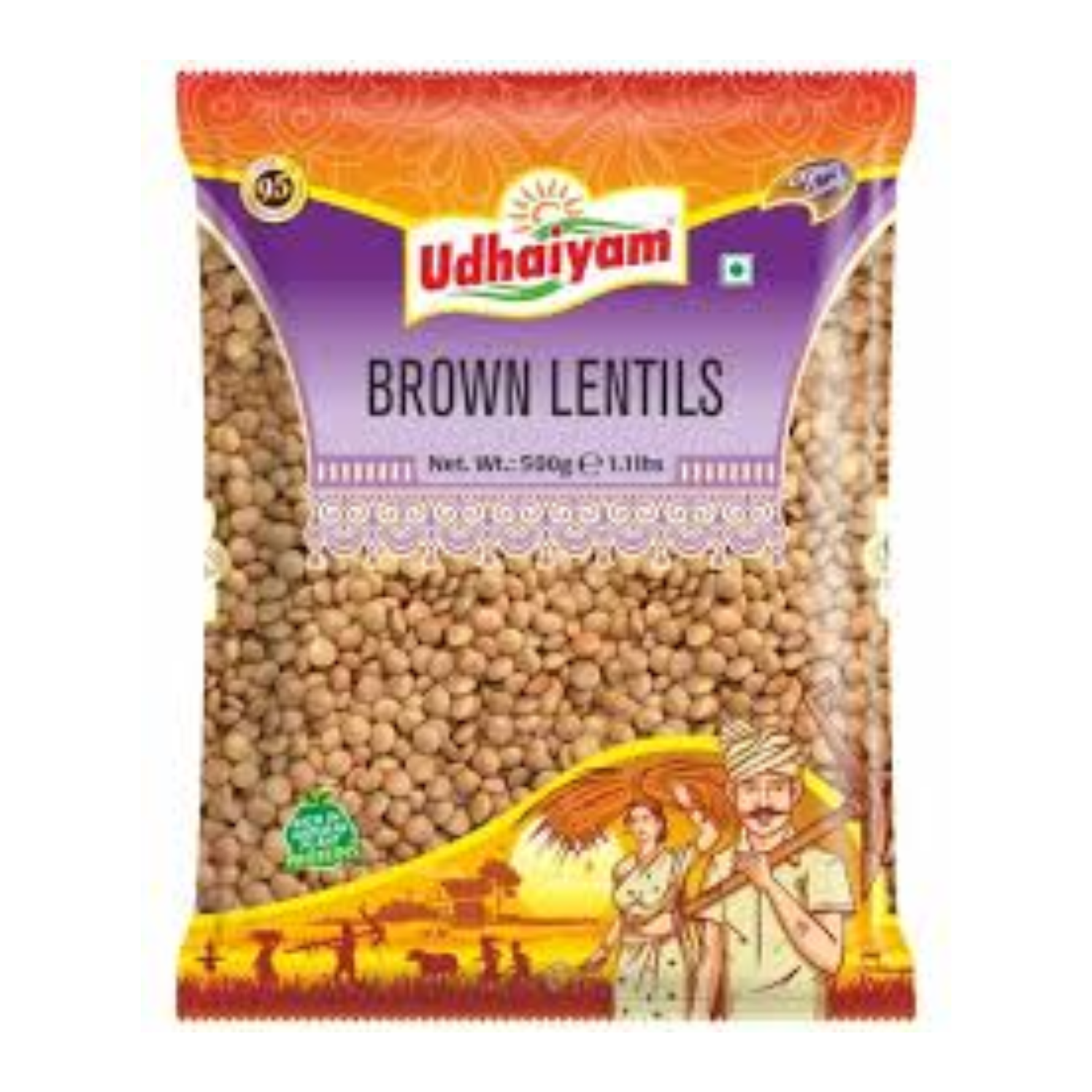 Udhaiyam Brown Lentils 500g