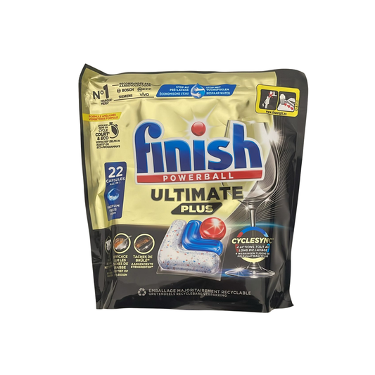 Finish Powerball Ultimate Plus Fresh Dishwasher 22 Tablets 268.4g