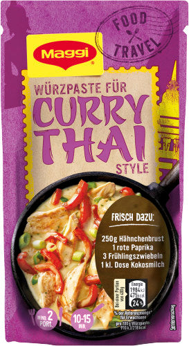 Maggi travel paste curry thai 65g bag