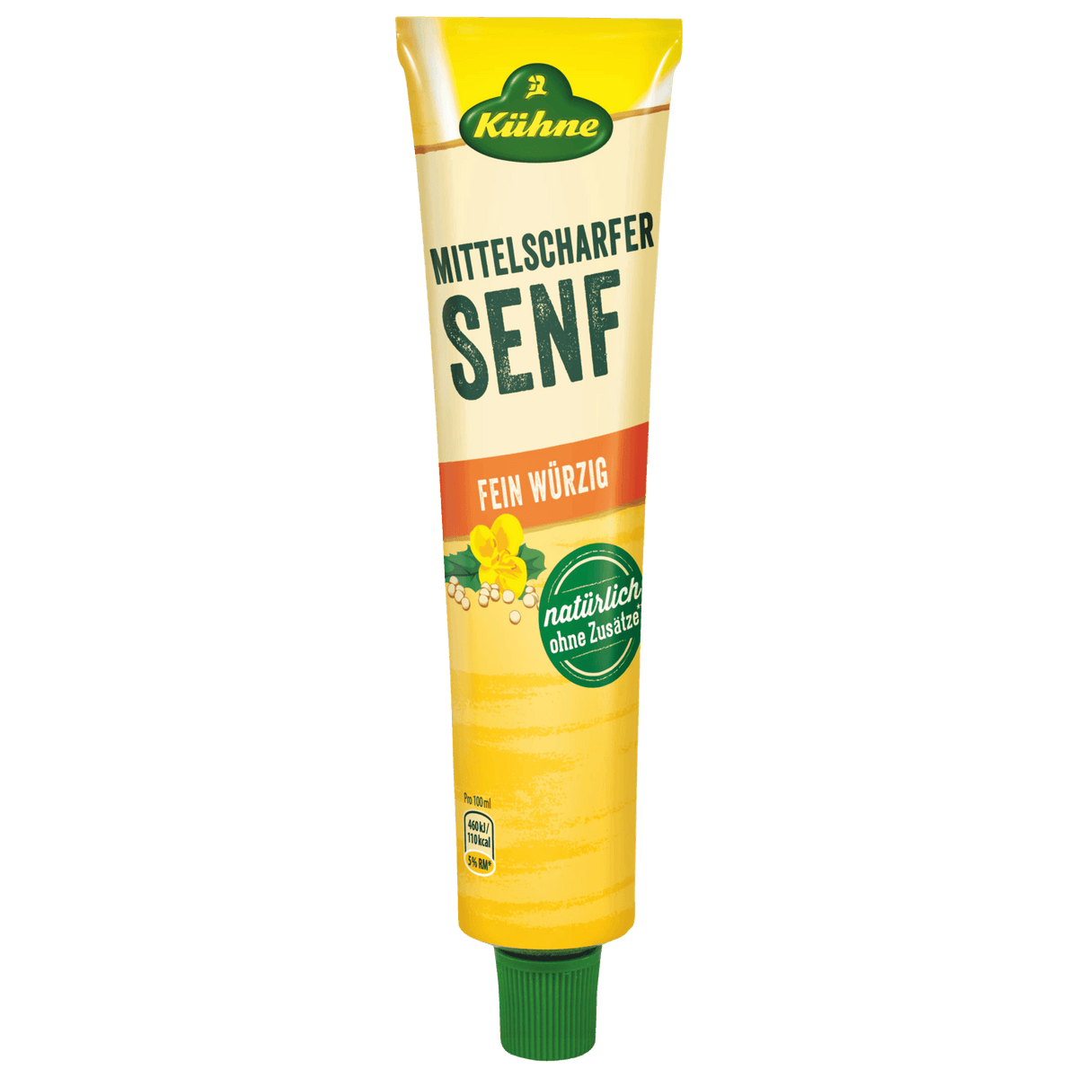 Kühne Medium Hot Mustard 100ml pack