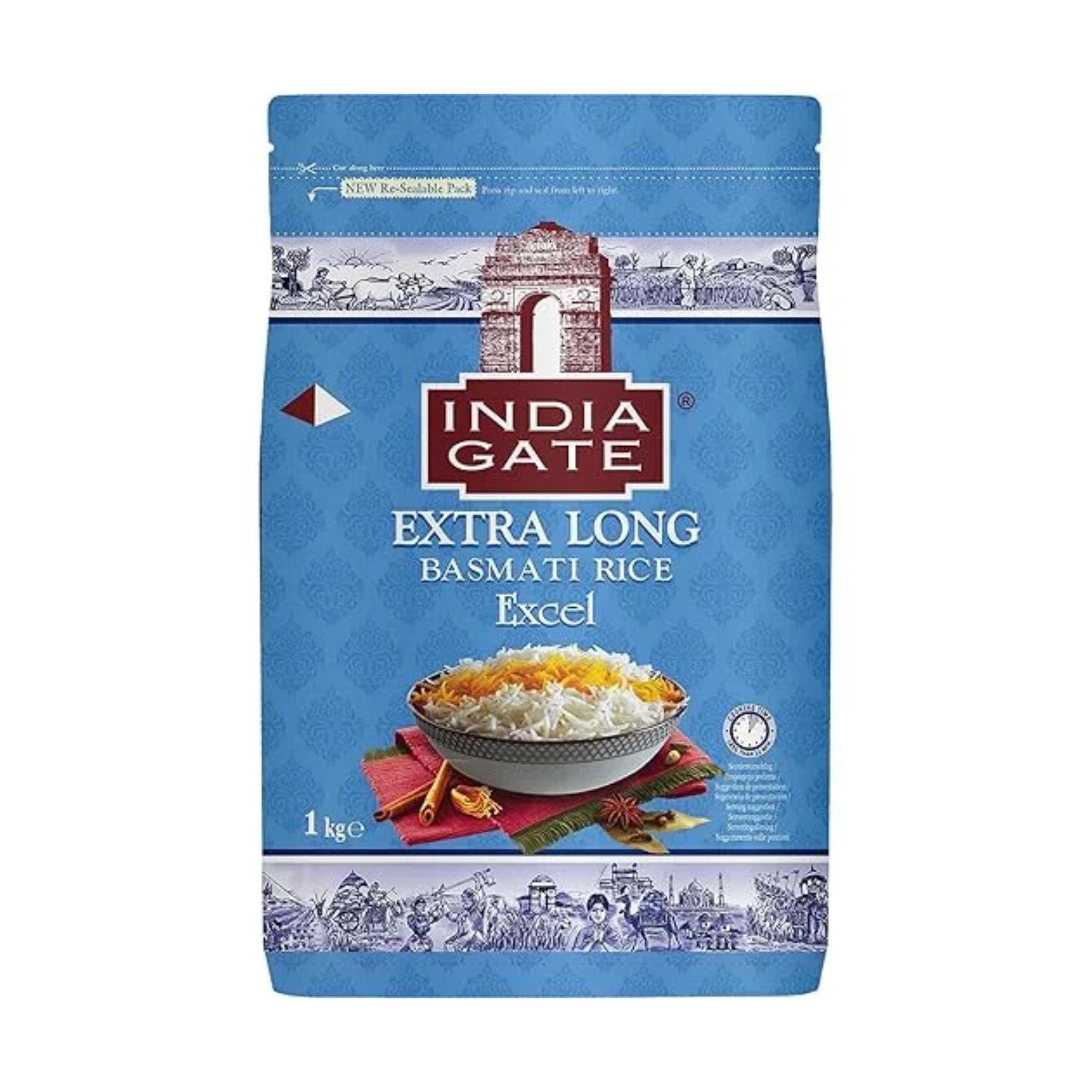 India Gate Excel Extra Long Basmati Rice 1kg
