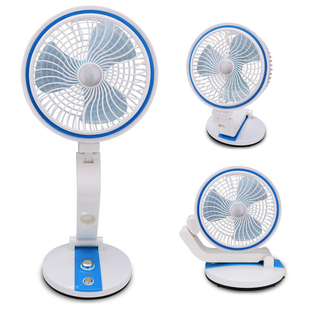 Fan, foldable, wireless lamp