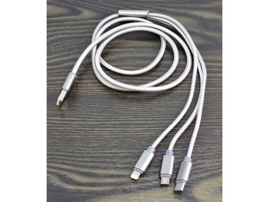 Micro USB charger, USB-C, Iphone NYLON