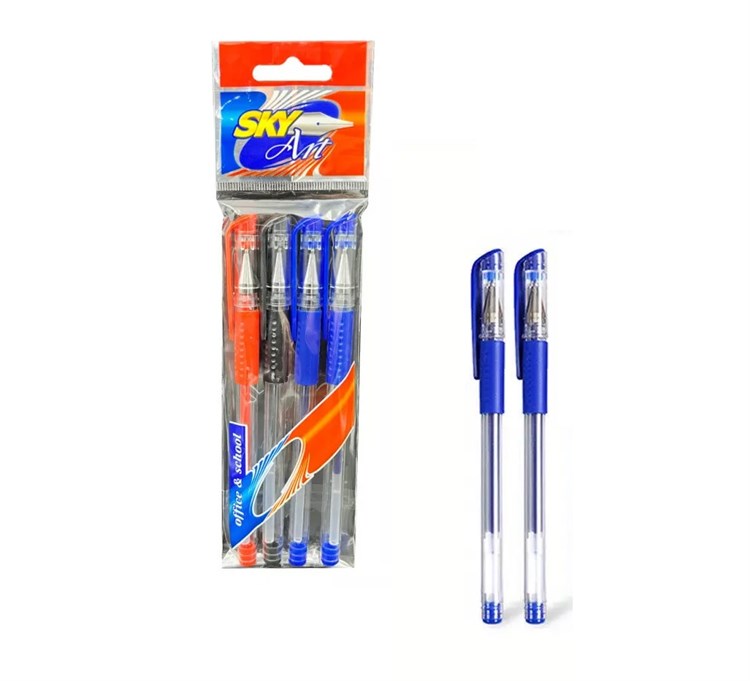 Sky Art Gel Pen 4Pcs 1Cs