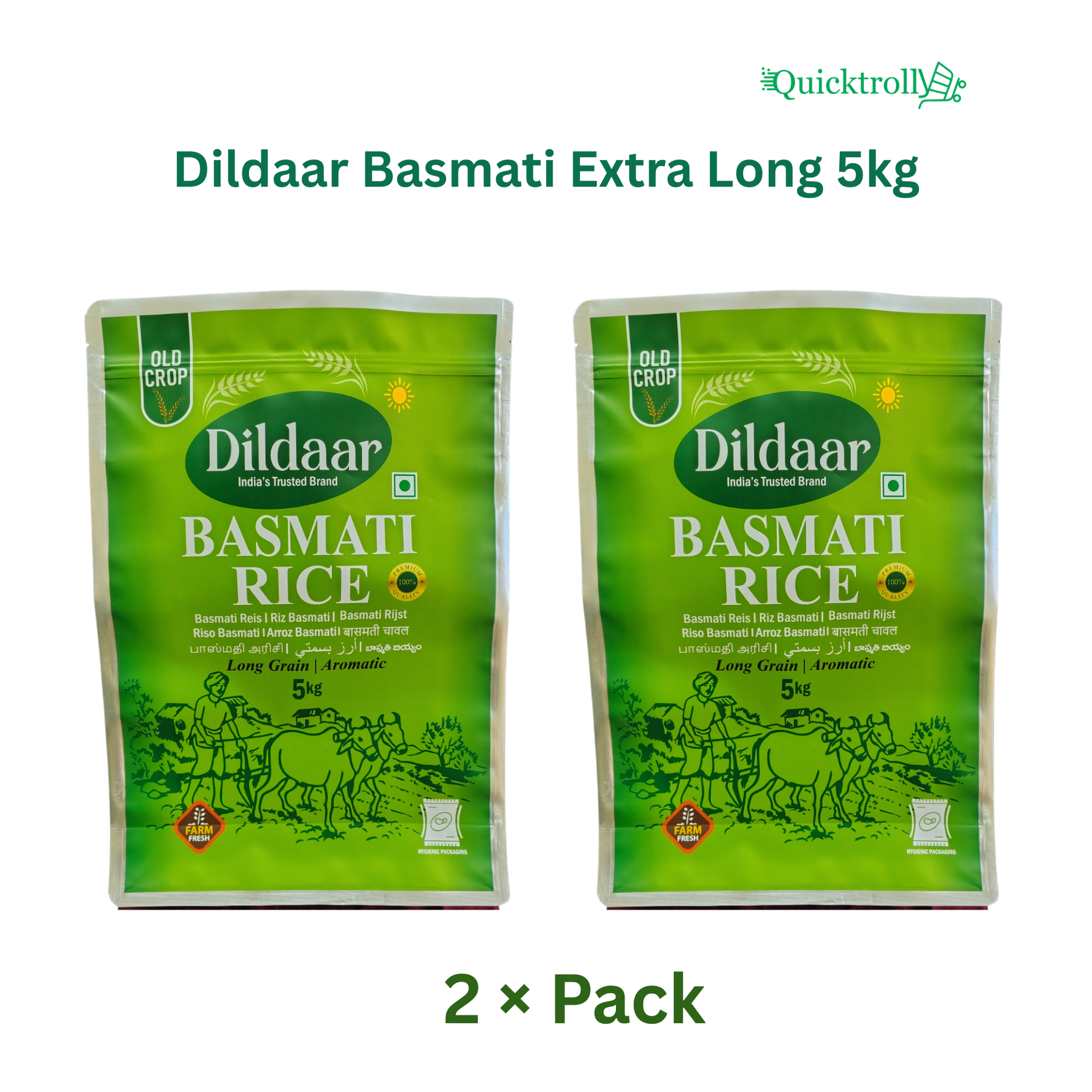 Dildaar Basmati Extra Long (Pack of 2)