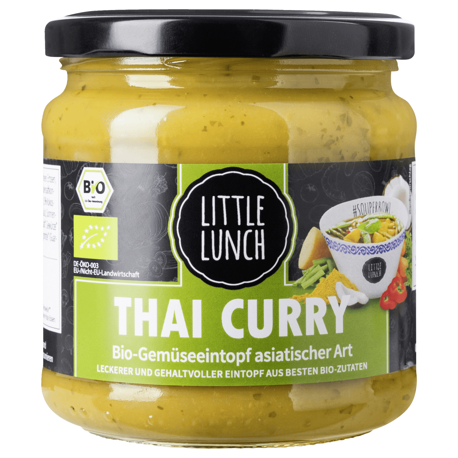 little lunch organic soup thai curry, 350ml glass
