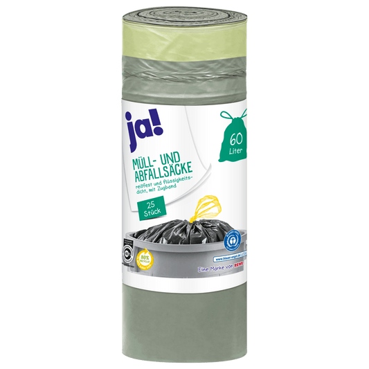 Ja! Garbage bags 60l with e.g. 25 roll