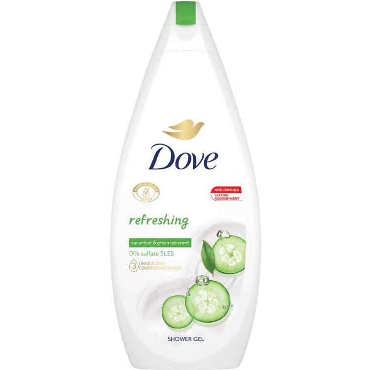 Dove Shower Gel Refreshing Cucumber& Green Tea