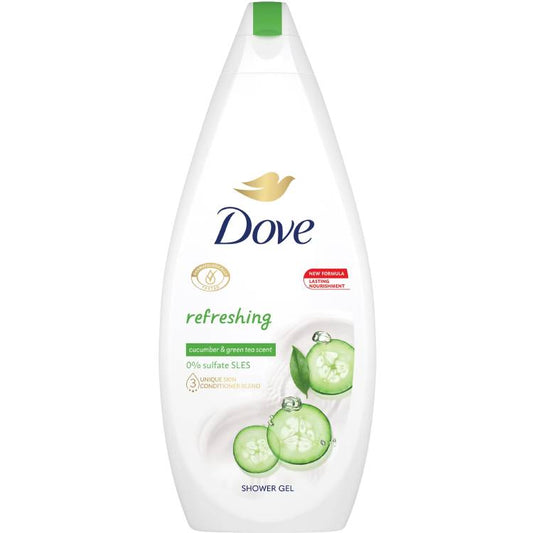Dove Shower Gel Refreshing Cucumber& Green Tea