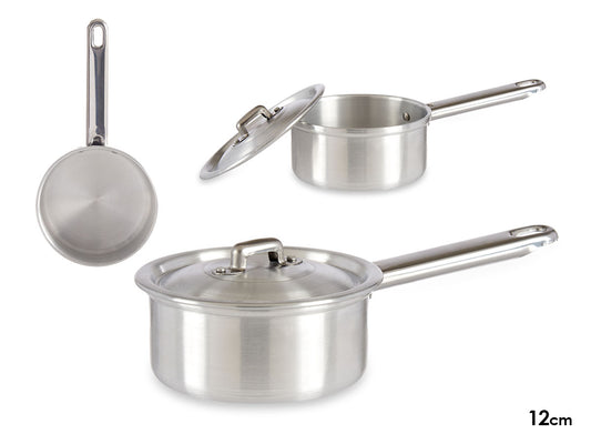 aluminum saucepan with lid 12cm