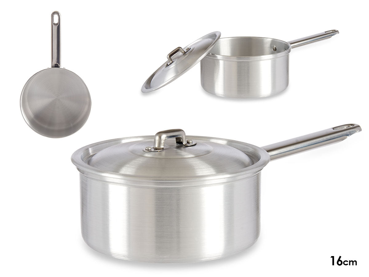 aluminum saucepan with lid 16cm
