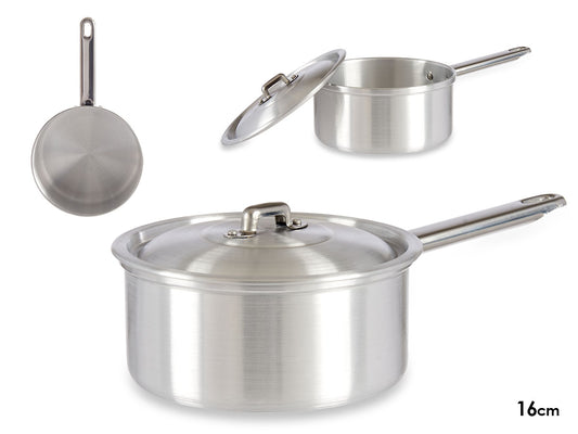 aluminum saucepan with lid 16cm