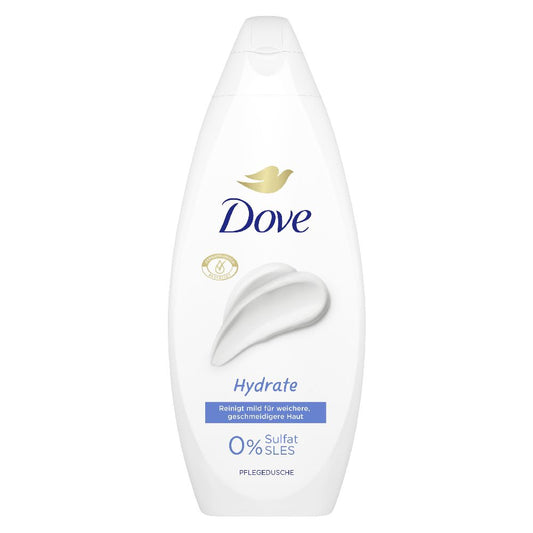 Dove care shower hydrate, 250ml bottle