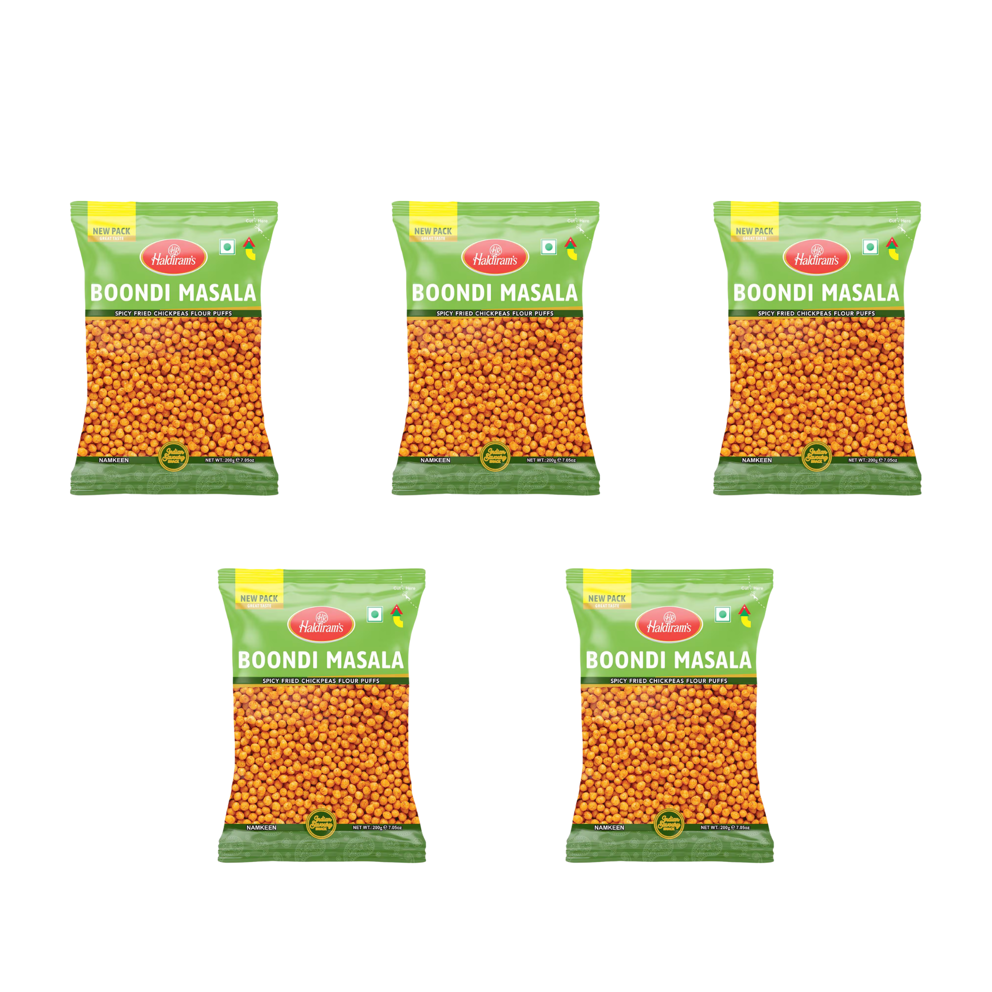Haldiram's Boondi Masala 200g (Pack of 5)