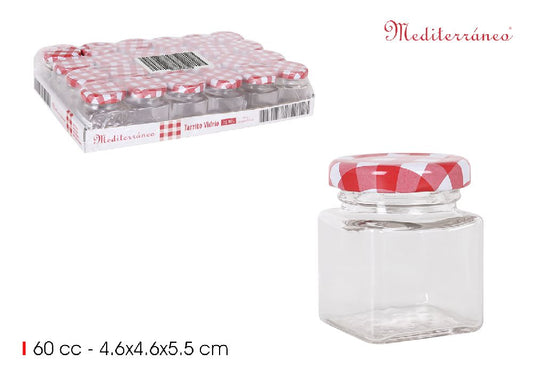 multipurpose glass jar 60ccm mediterranean