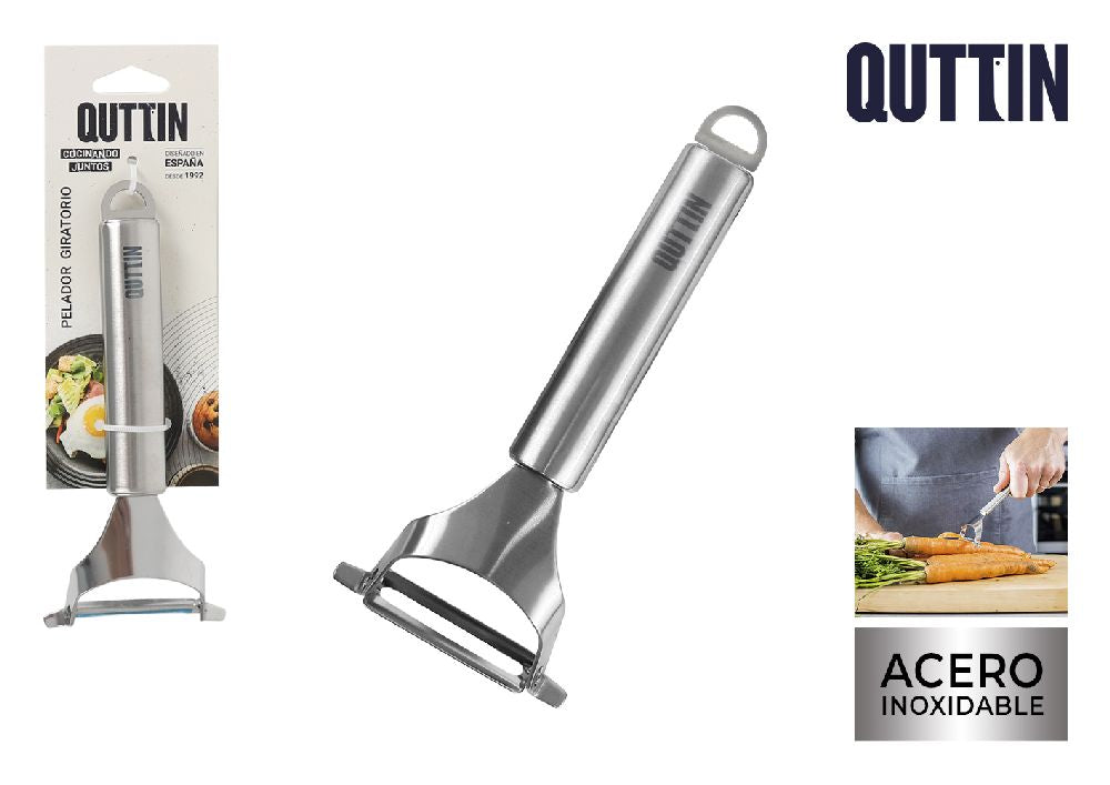 rotating peeler ss silver quttin