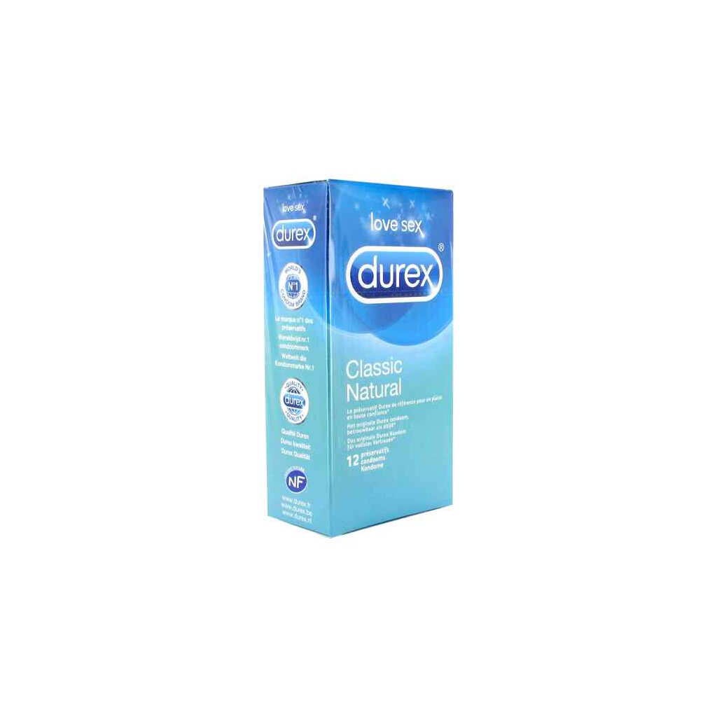 Durex Condoms Classic Natural 12pcs