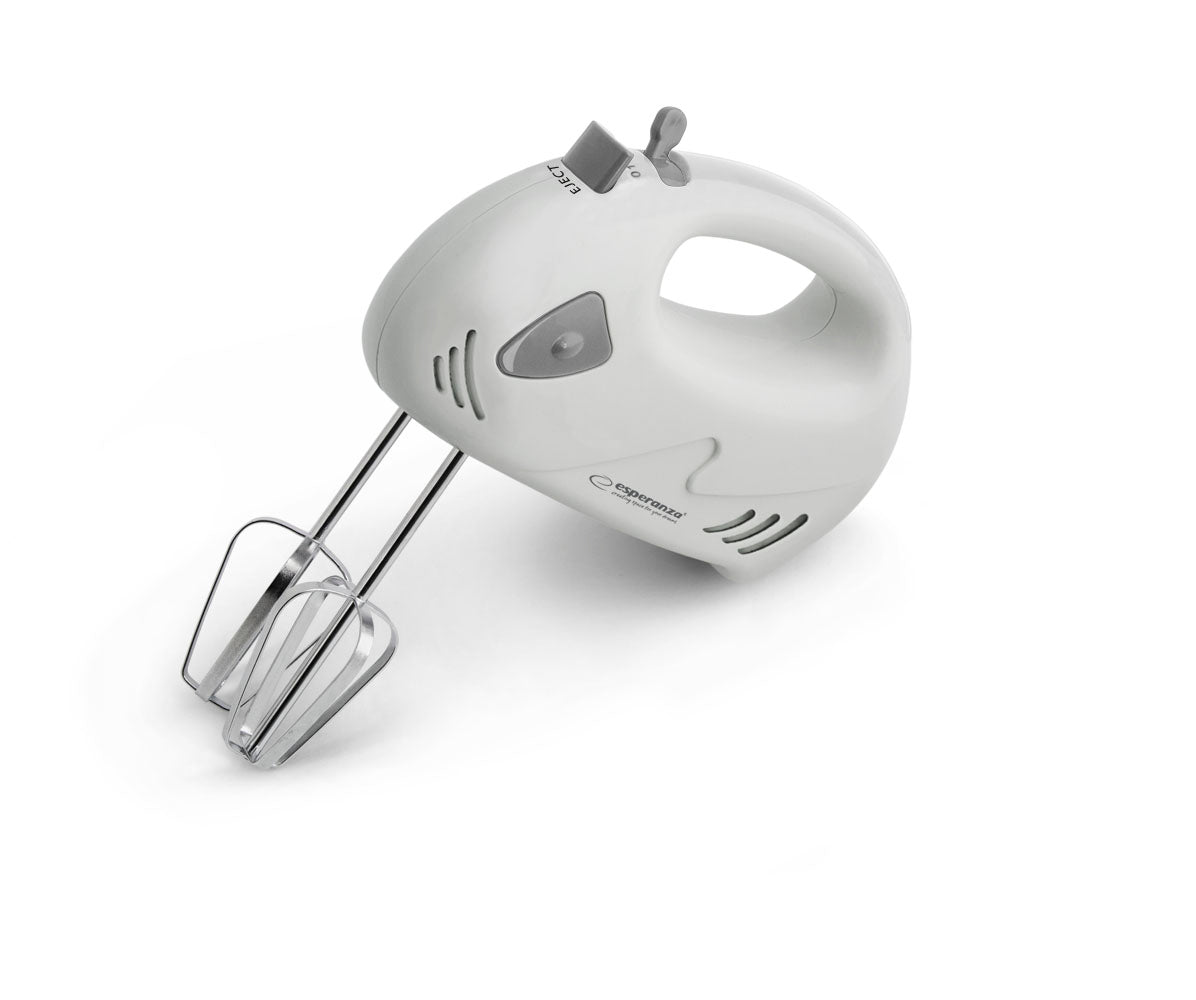 gray muffin hand mixer