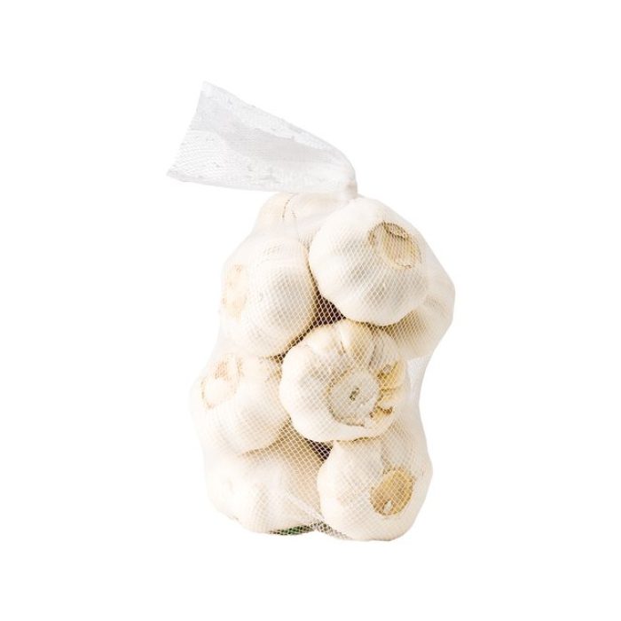 Bag of garlic fresh Indian