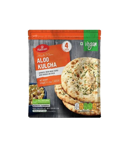 Haldiram's Minute Khana Aloo Kulcha (Medium & Vegan) 4pcs 320g