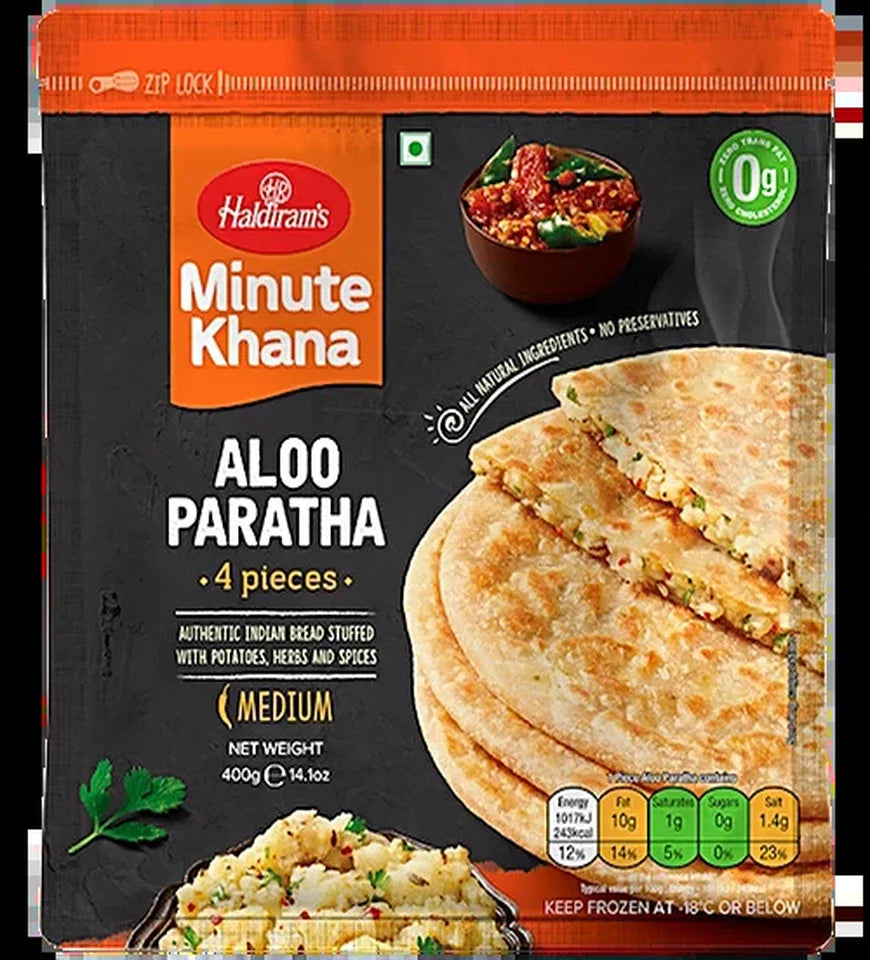 Haldiram's Aloo Paratha 400gm 4pcs