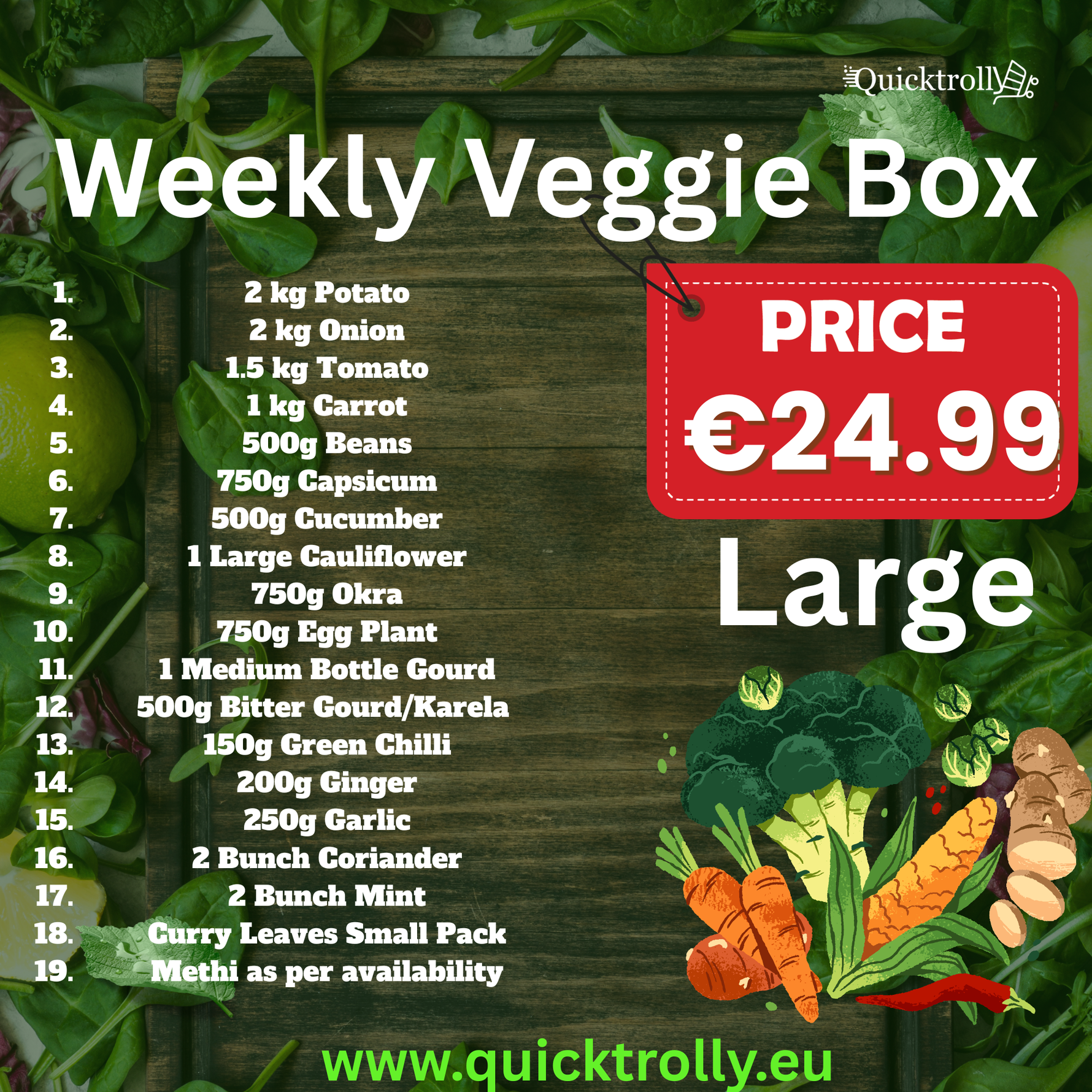 Weekly Veggie Box Large