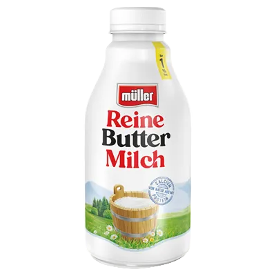 Müller Reine Buttermilch gekühlt PET-Flasche - 500 g Flasche