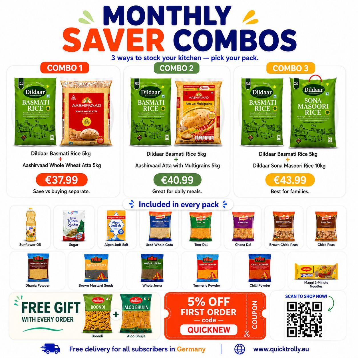 Monthly Saver Combos