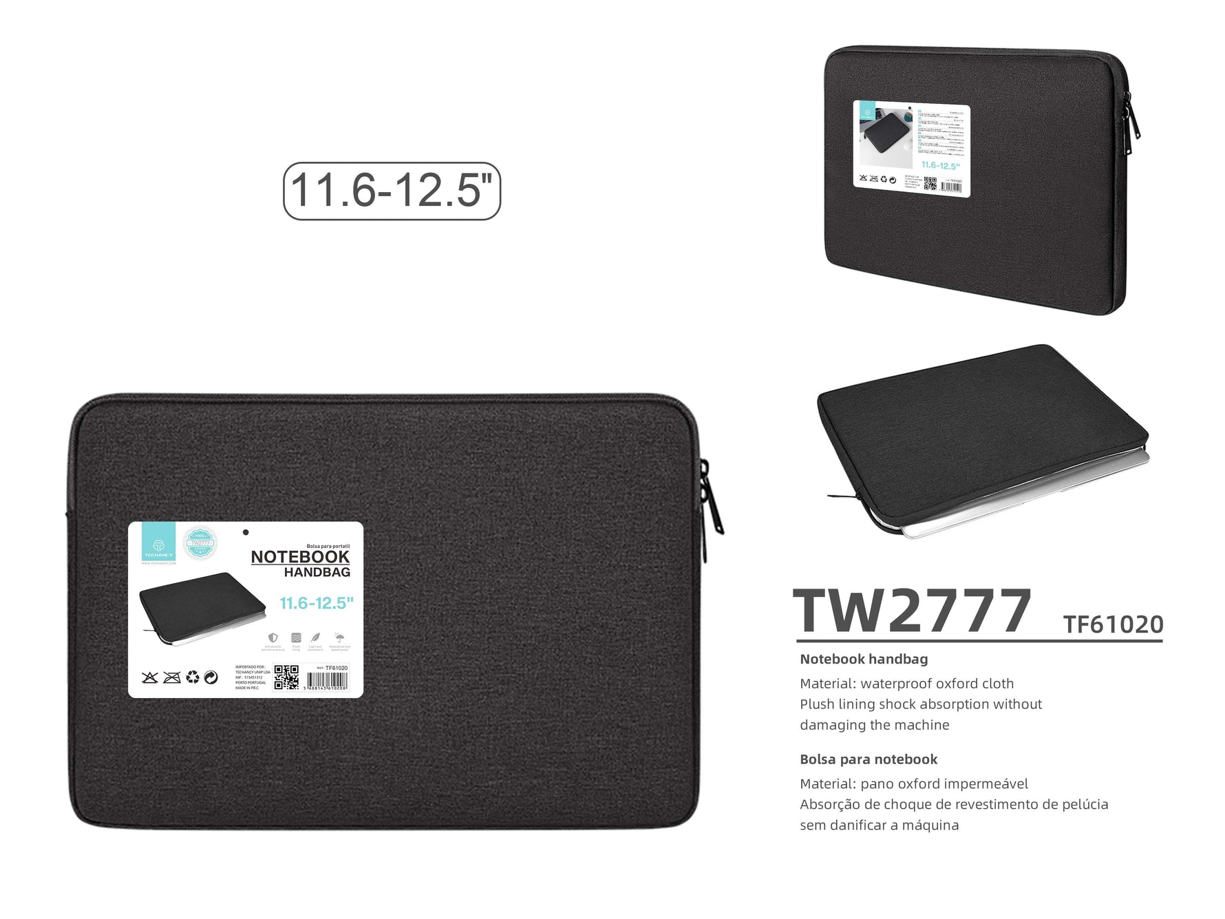 Universal Urban Computer bag 11.6/12.5* Black