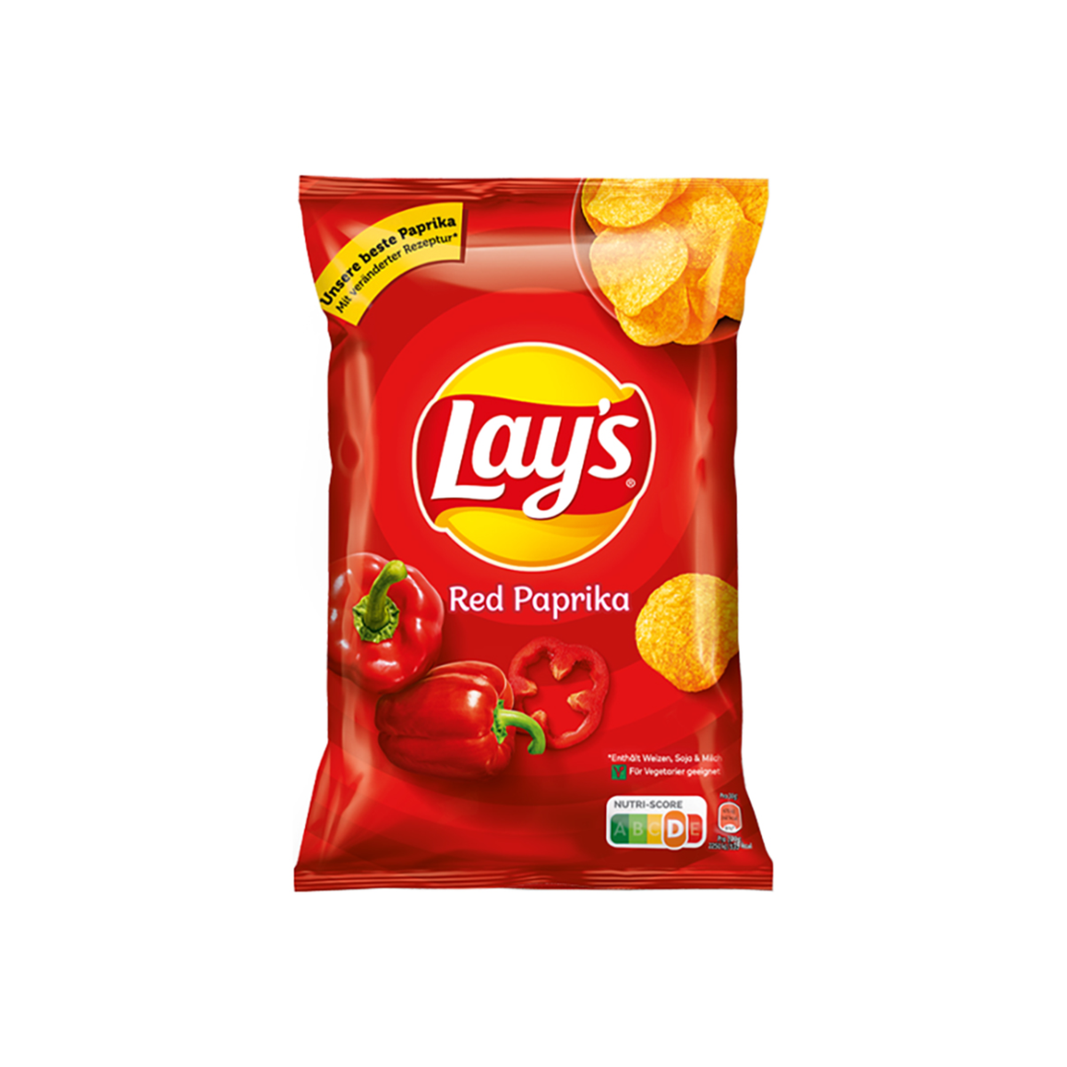Lay's Red Paprika Chips 150g bag