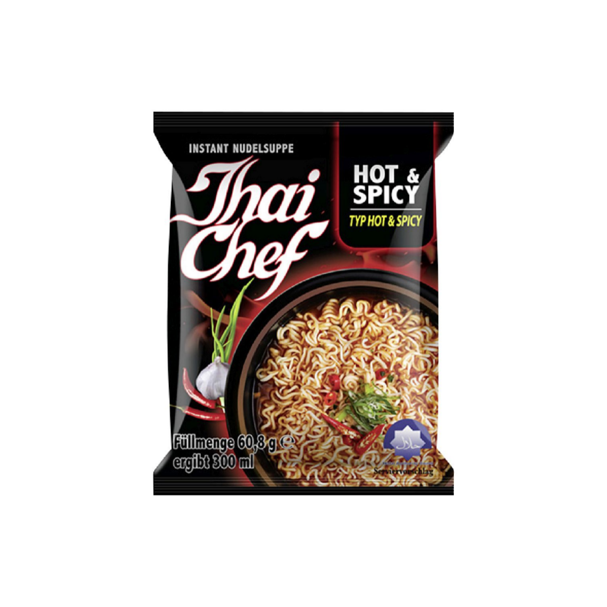 Thai Chef Instant Noodles, Hot & Spicy, 60.9g