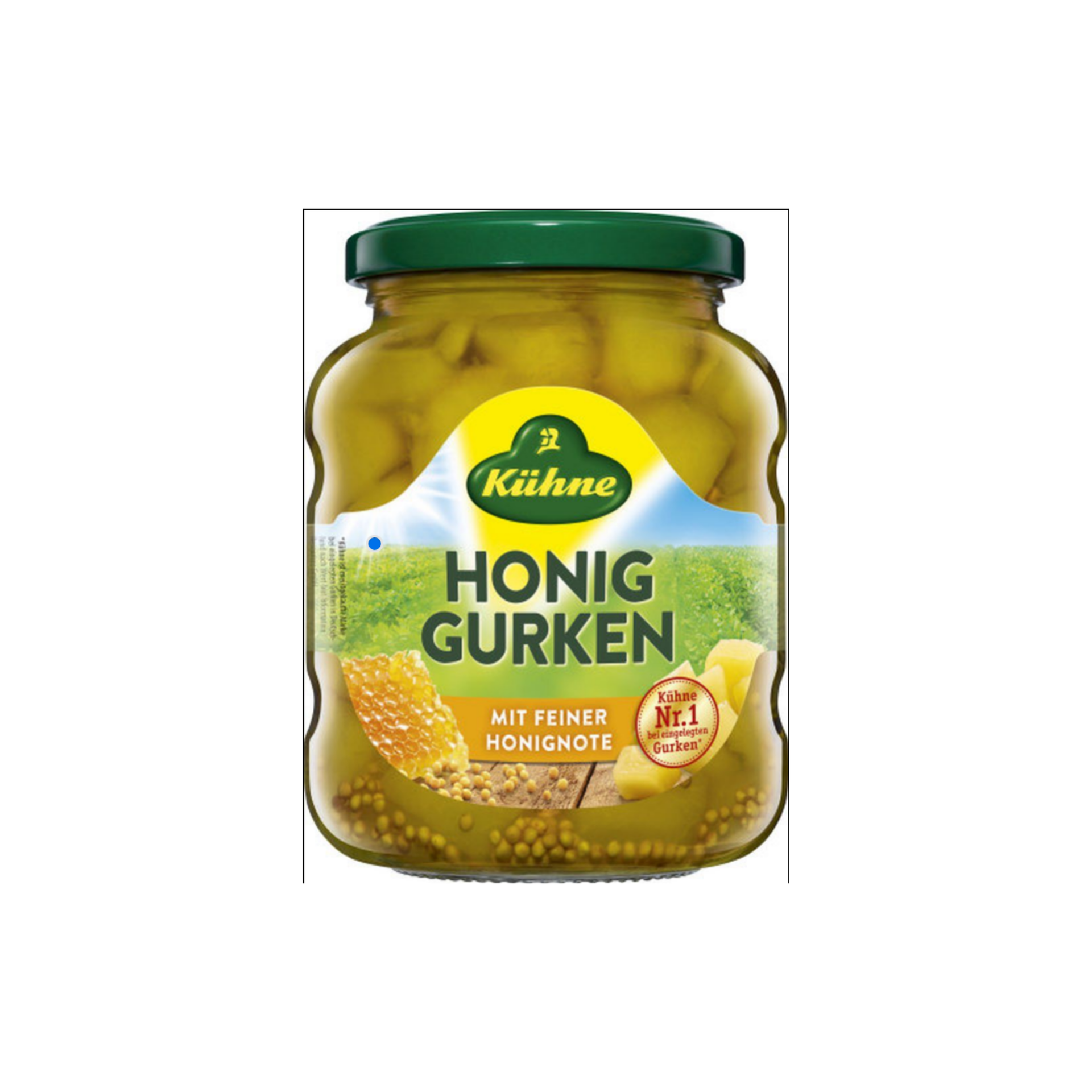 Kühne Honey Pickles 370g