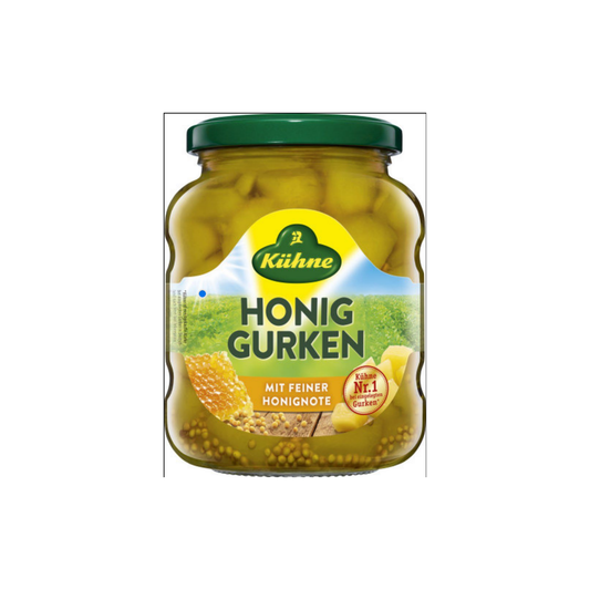 Kühne Honey Pickles 370g