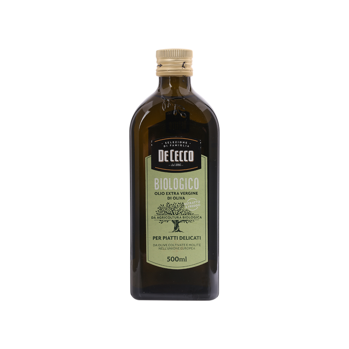 De Cecco Organic Olive Oil 500ml bottle