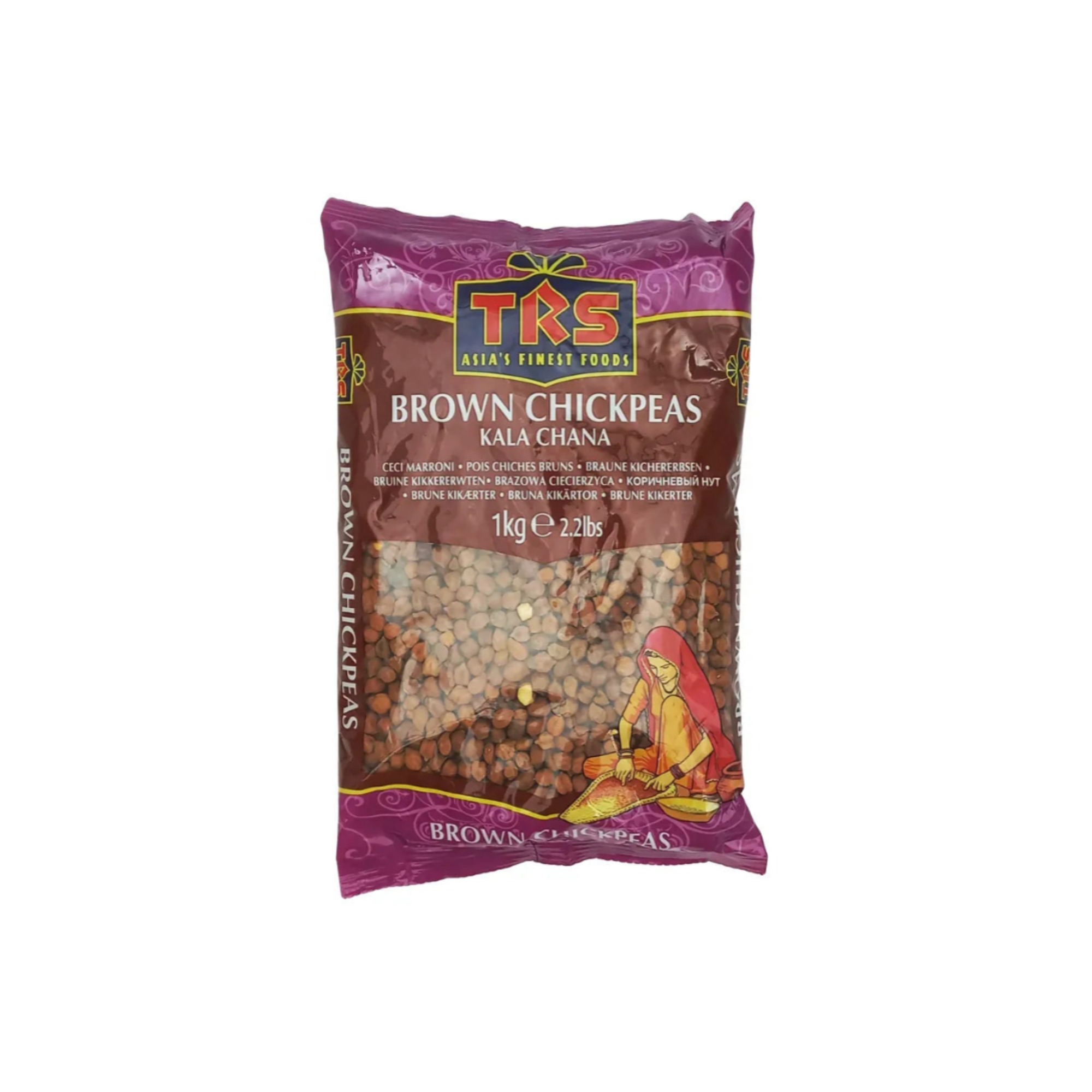 TRS Black Chickpeas kala chana 1kg pack