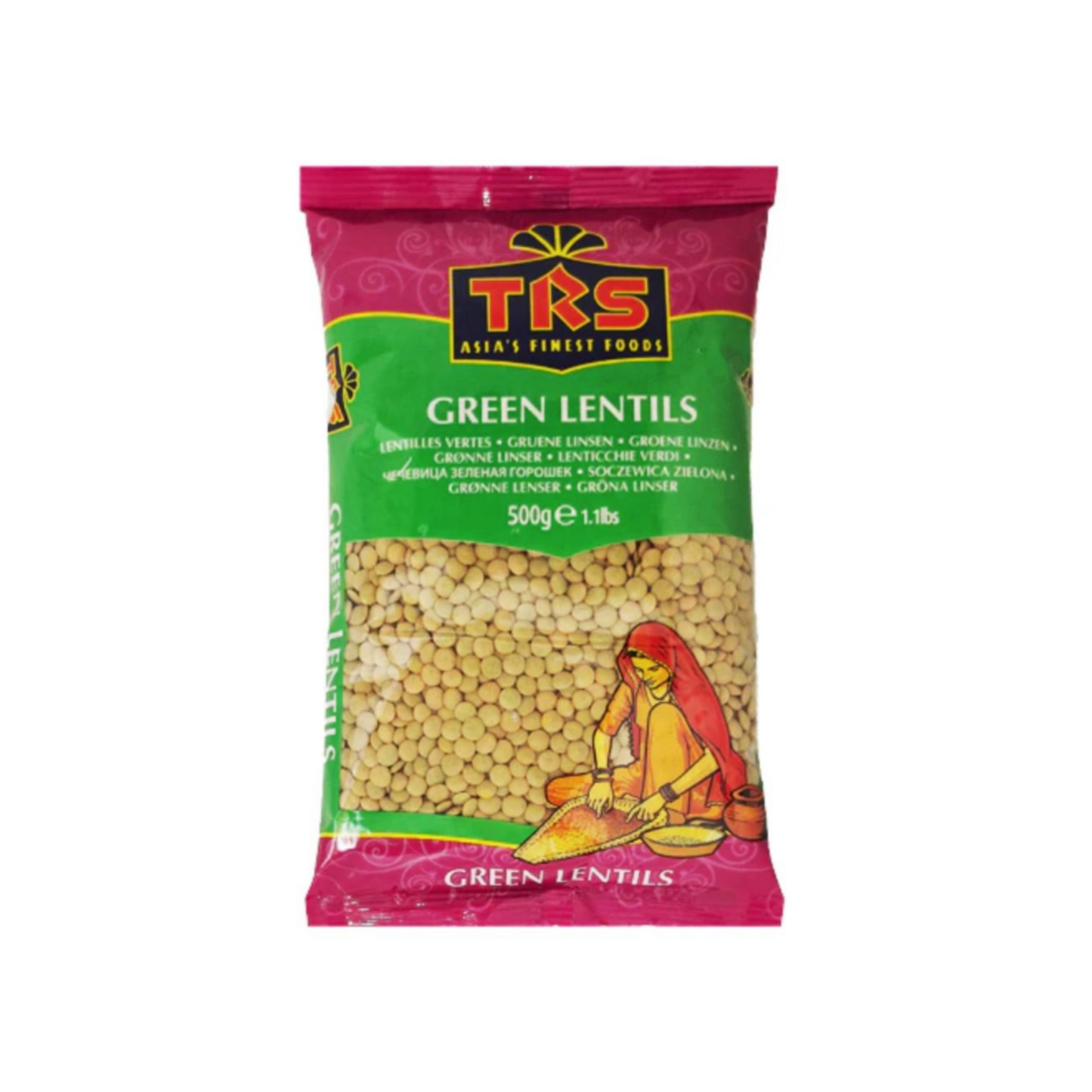 TRS Green lentils 500g
