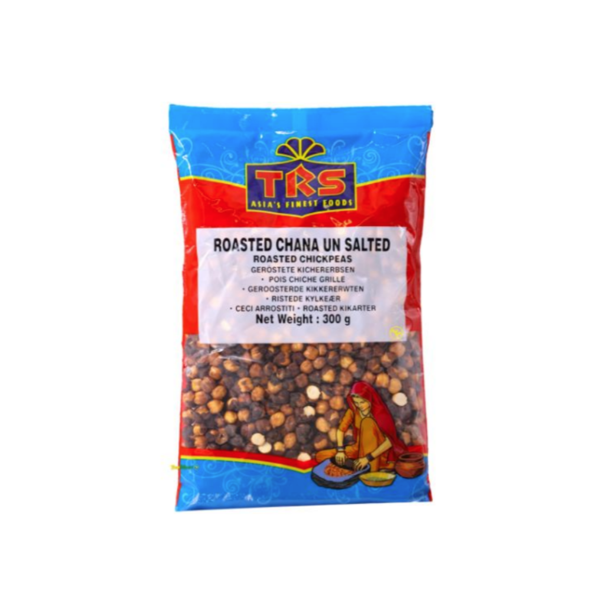 TRS Roasted Chickpeas (Chana) Unsalted, 300g
