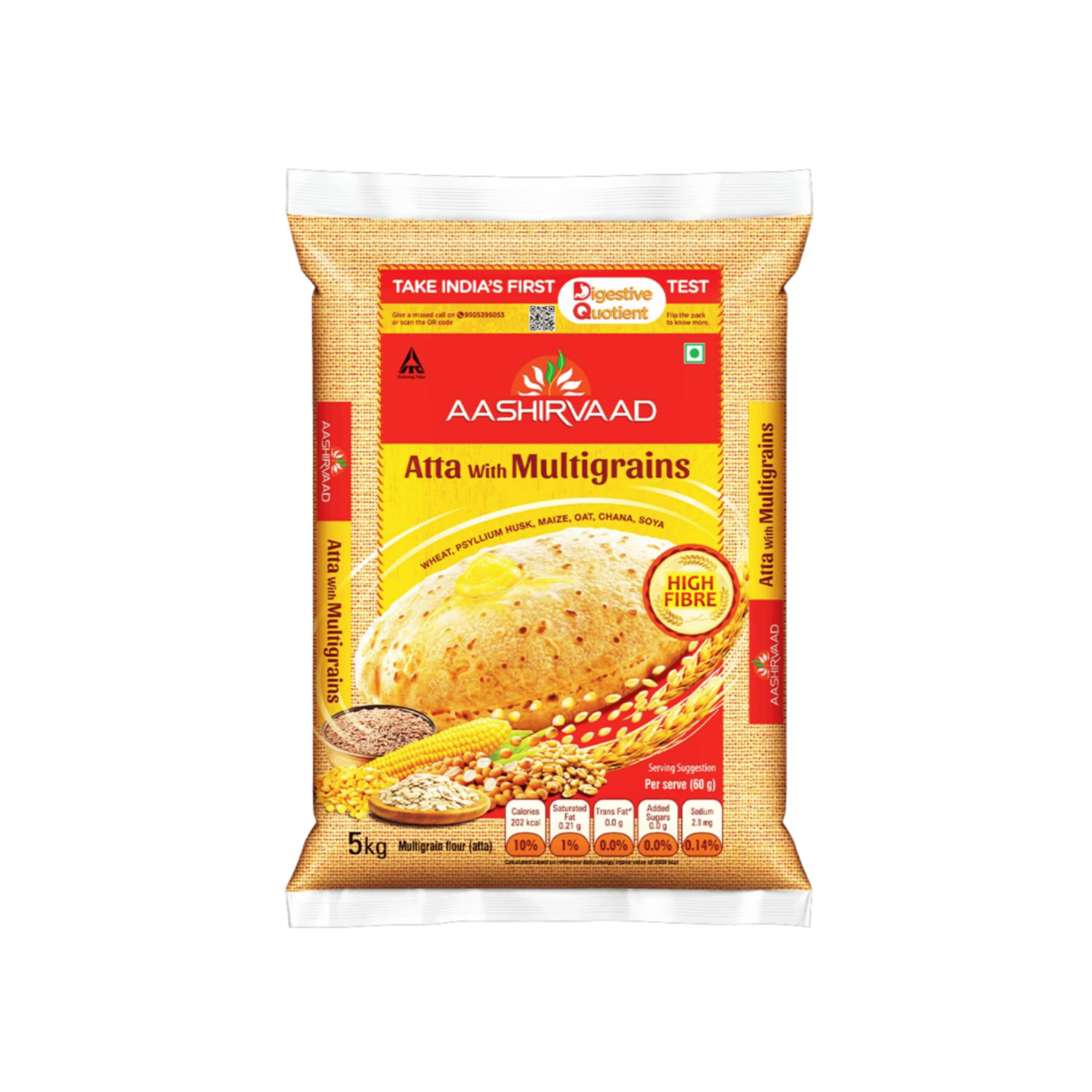 Aashirvaad - Multigrain Wheat Flour 5 kg