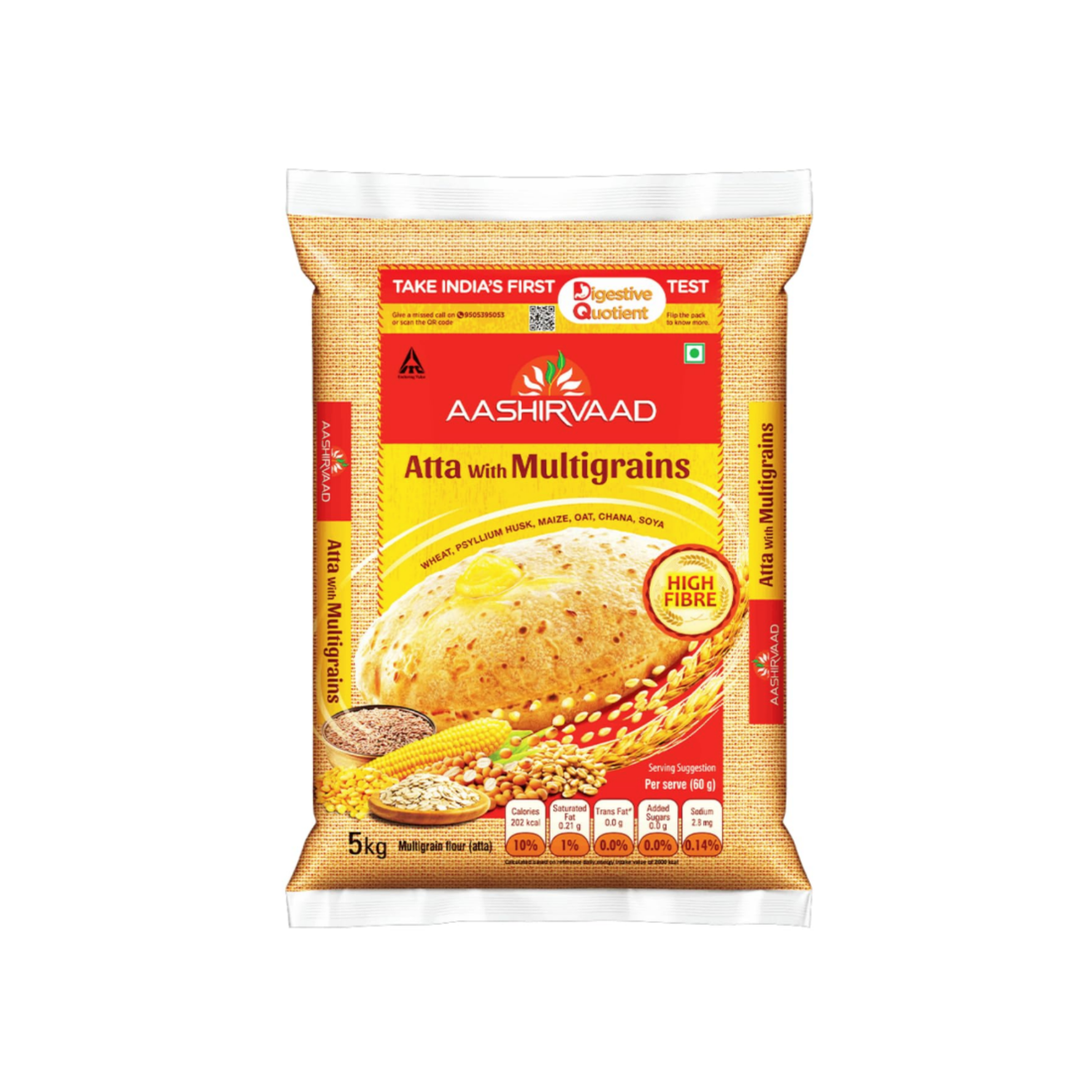 Aashirvaad - Multigrain Wheat Flour 5 kg