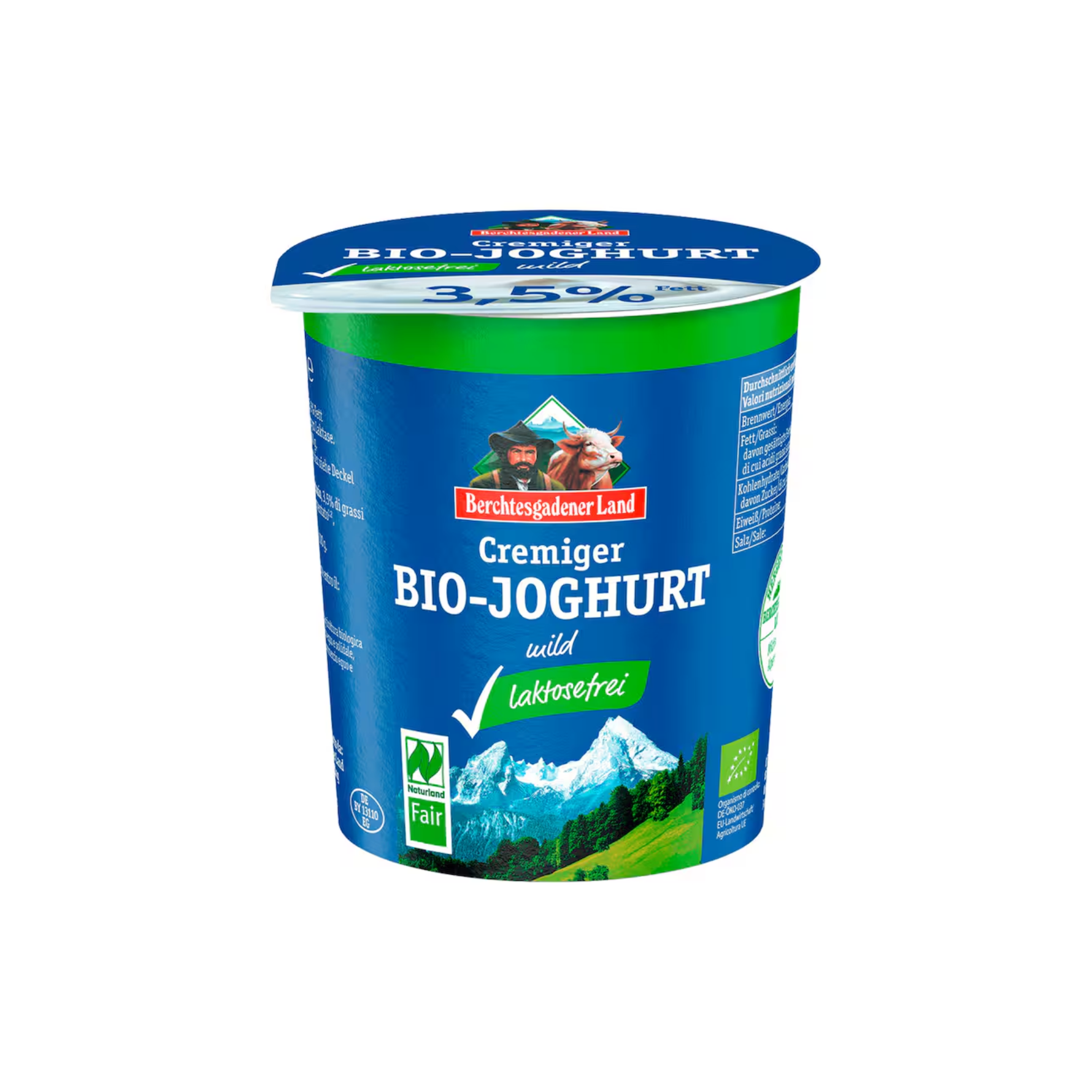 Berchtesgadener Land - BIO Joghurt Natur Laktosefrei 400g