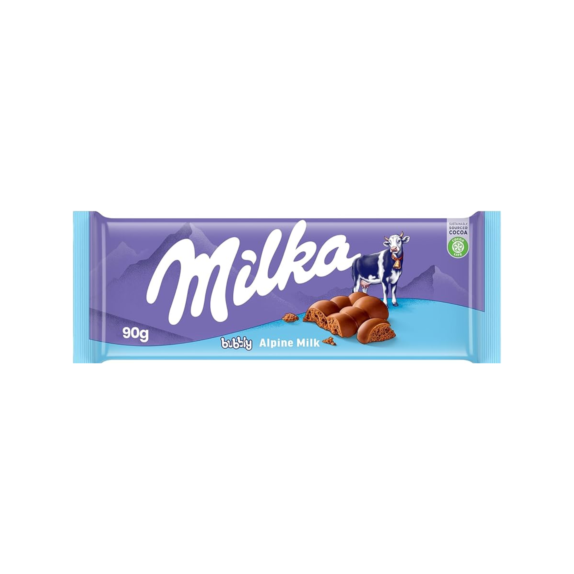 Milka Alpine Milk Chocolate 90g